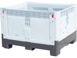 Крупногабаритный универсальный разборный контейнер на ножках DPF-Box 1210S, 1200x1000x800 мм, серый [DPF-Box 1210S-F(4)] 