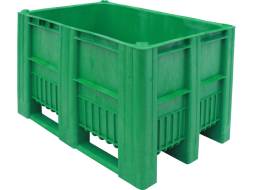 Крупногабаритный сплошной пластиковый контейнер BoxPallet, 1200х800х740 мм, зеленый [C-Box 1208 S (740)] 