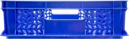 Ящик пластиковый перфорированный, 600x400x120 мм, 22 л, синий [704.01.01 м]