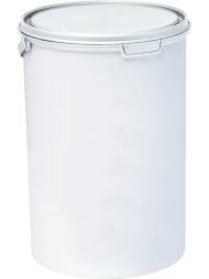 Ведро пластиковое с крышкой, 5 л, прозрачный [5125]