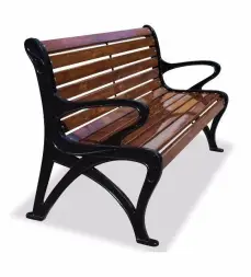 Скамейка чугунная «Роса» 1,5 м