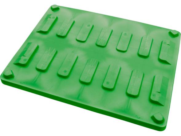 Крышка для крупногабаритного контейнера BoxPallet, 1225х825х80 мм, зеленый [800 CRM]