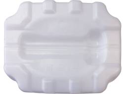 Канистра пластиковая со шкалой уровня, 20 л, белый [3835]