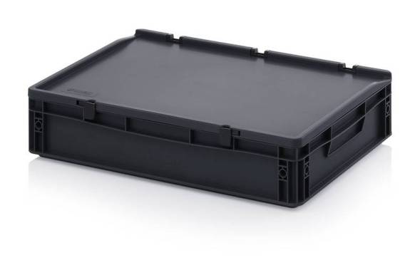Евроконтейнер пластиковый ESD ED 64/12 HG, 60x40x13,5 см