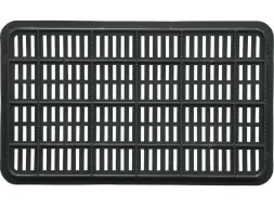 Ящик пластиковый перфорированный, 500x300x264 мм, 39,6 л, черный [112]