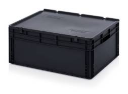 Евроконтейнер пластиковый ESD ED 86/32 HG, 80x60x34 см