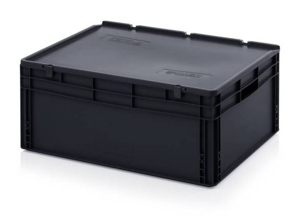 Евроконтейнер пластиковый ESD ED 86/32 HG, 80x60x34 см