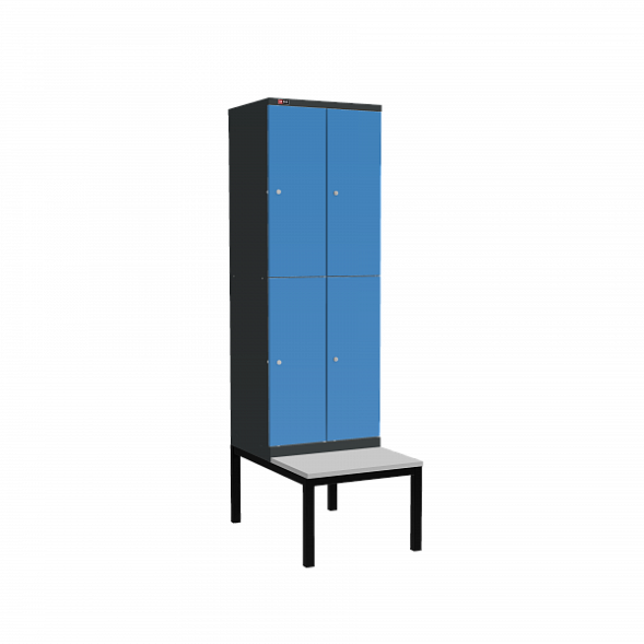 Шкаф ДиКом УНО-322 (RAL 7016+RAL 5012) [ ER-00031360 ]