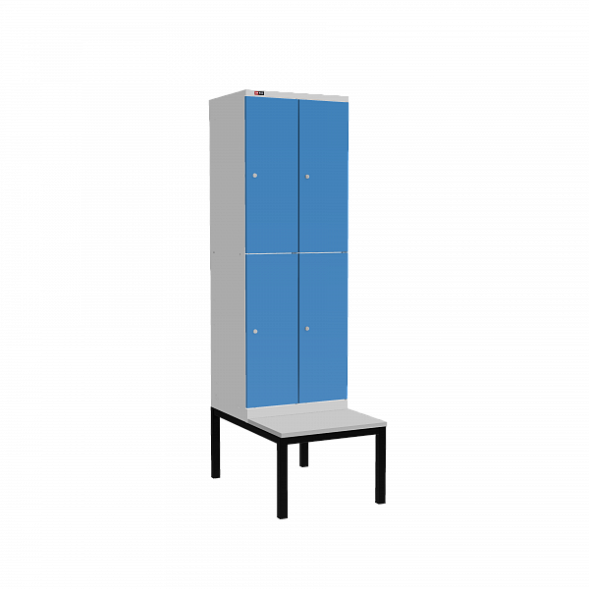 Шкаф ДиКом УНО-322 (RAL 7038+RAL 5012) [ ER-00031350 ]
