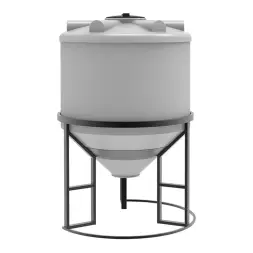 Емкость ФМ 1000 л под плотность до 1,2 г/см3 белая в обрешетке