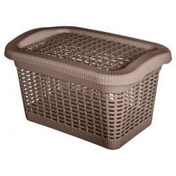 Корзина универсальная 20л, коричневый