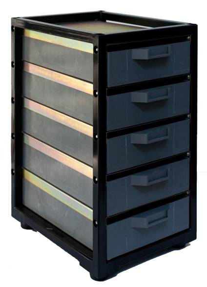 К5Н Стойка на резиновых стойках, 5 лотков К15