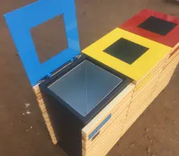 Урна для раздельного сбора мусора «Алвариум» 2 секции