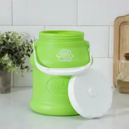 Бидон (фляга) пластиковый для пищевых продуктов с крышкой Martika Просперо, 3 л, зеленый [С925ЗЕЛ]