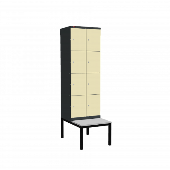 Шкаф ДиКом УНО-324(RAL 7016+RAL 1015) [ ER-00031364 ]