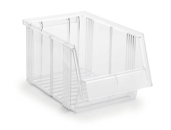 Навесная штабелируемая ячейка Treston 186x300x156 mm crystal clear