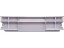 Ящик пластиковый сплошной, 400×300×75 мм, 6.4 л, серый [700.03.02 М ГД]