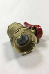 Кран шаровый латунь г-г рычаг 1 1/4&quot;